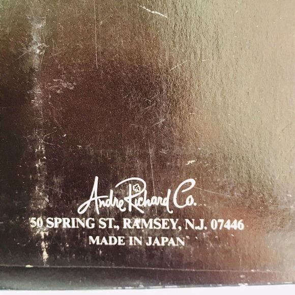 NIB Vintage Andre Richard Towel Holder In Green With SS Handle Made Japan RARE - Picture 7 of 7